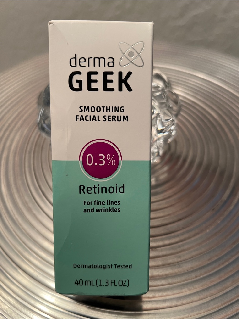 derma Geek NIB 0.3% Retinoid Smoothing Facial Serum -